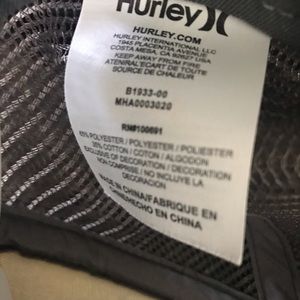 Hurley Accessories - Hat by Hurley. Hurley Accessories - Hat by Hurley.